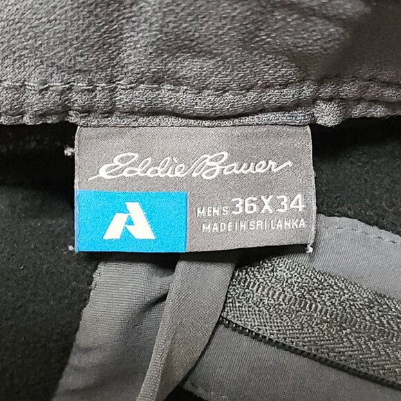 Eddie Bauer First Ascent Gray Fleece Lined Hiking Pants - Picture 6 of 7
